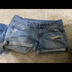Two pairs of American Eagle shorts